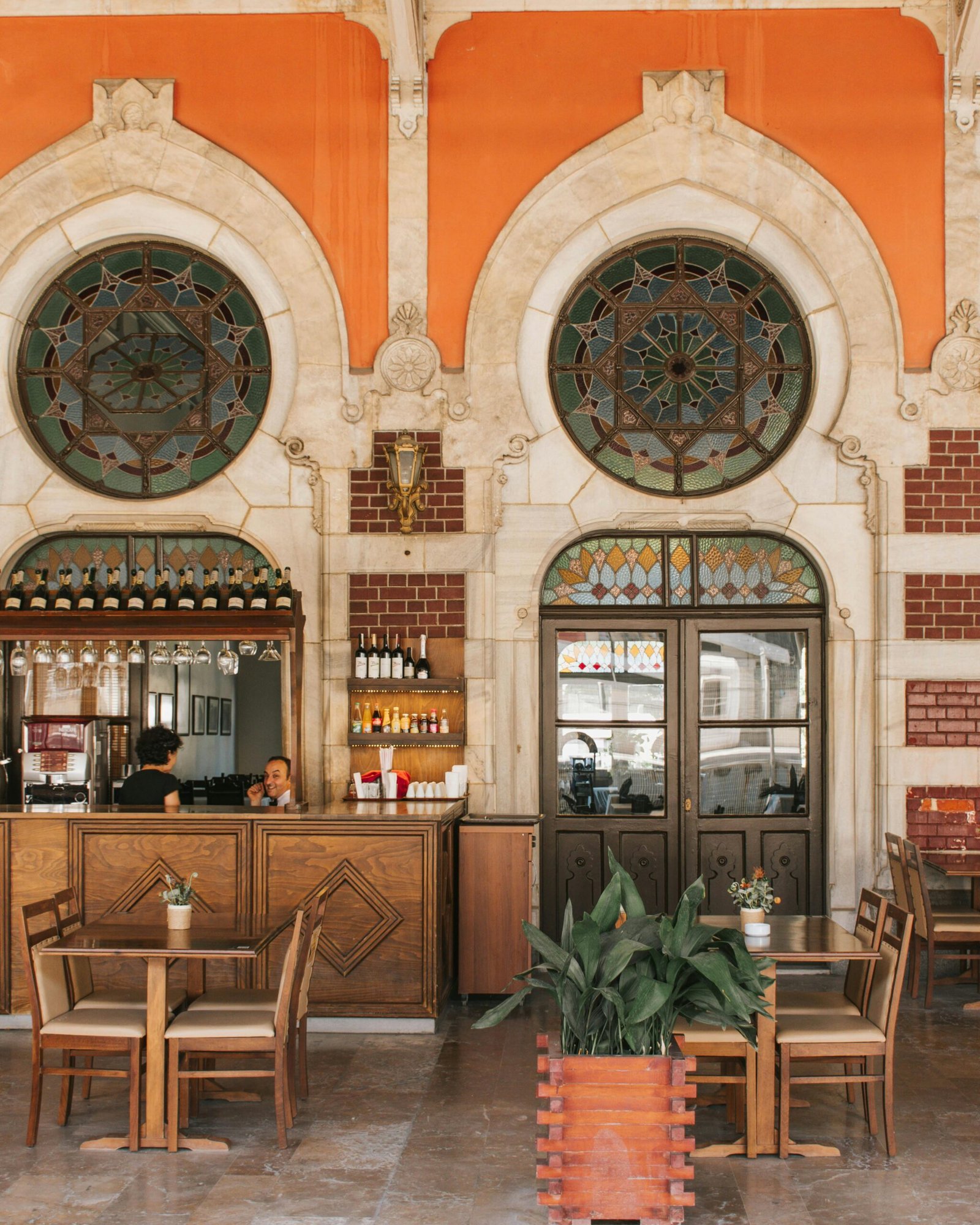 Artistic Interior Design of Restaurant